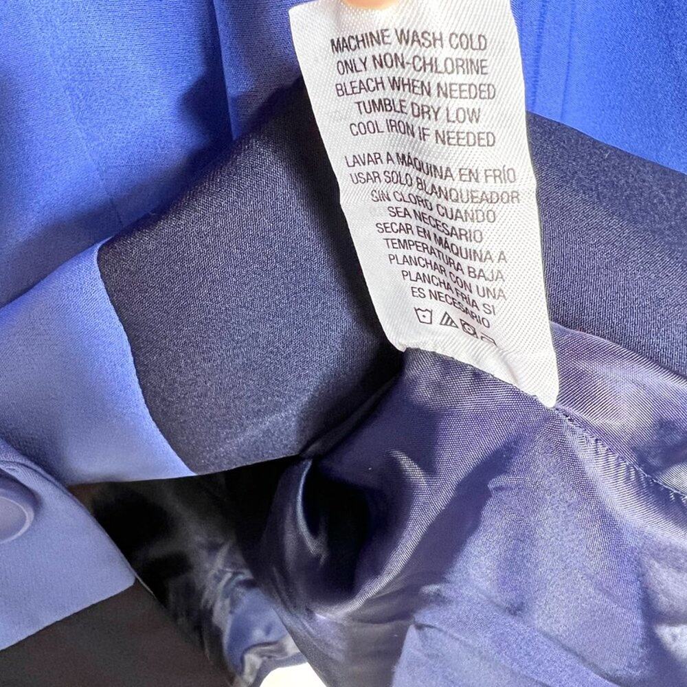 Nwt Simply Styled By Sears Blue Color Block Blaze… - image 8